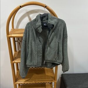 Vuori Green Sherpa Jacket